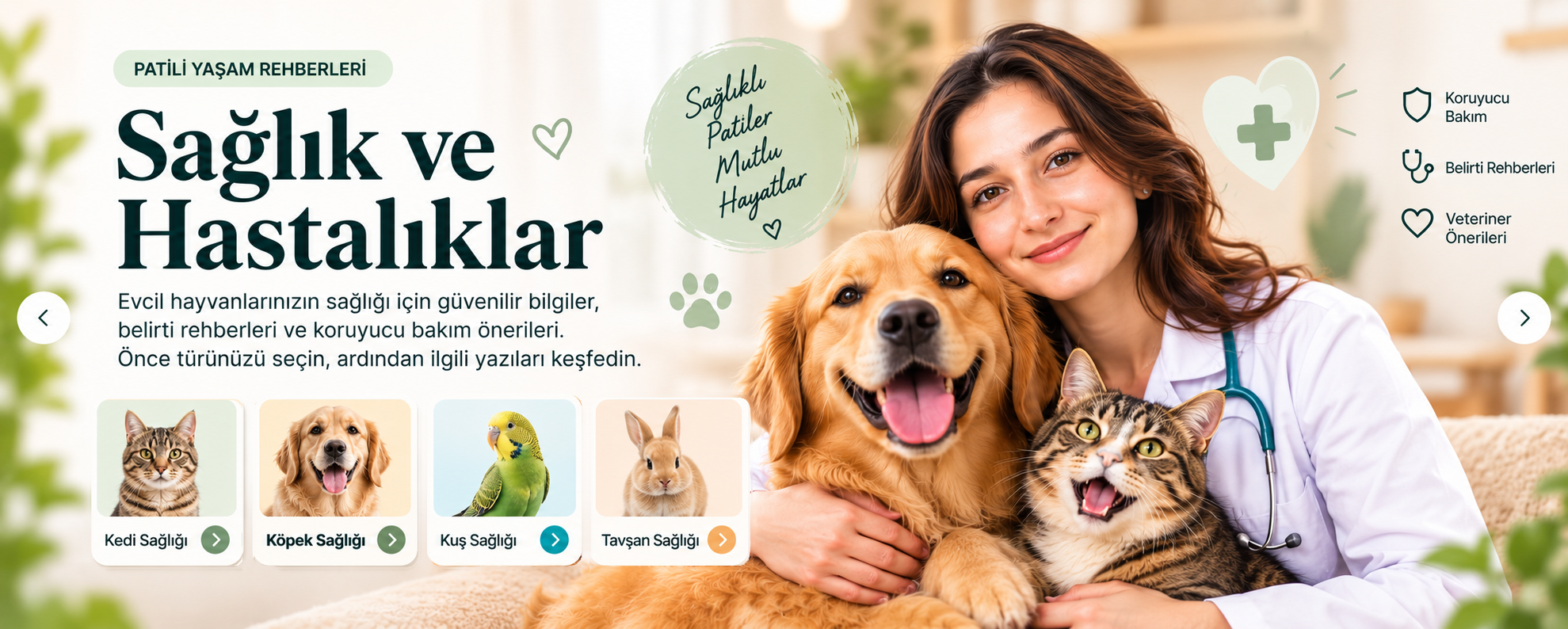 Patili Yaşam rehberleri: Sağlık ve Hastalıklar. Evcil hayvanlarınızın sağlığı için güvenilir bilgiler, belirti rehberleri ve koruyucu bakım önerileri.